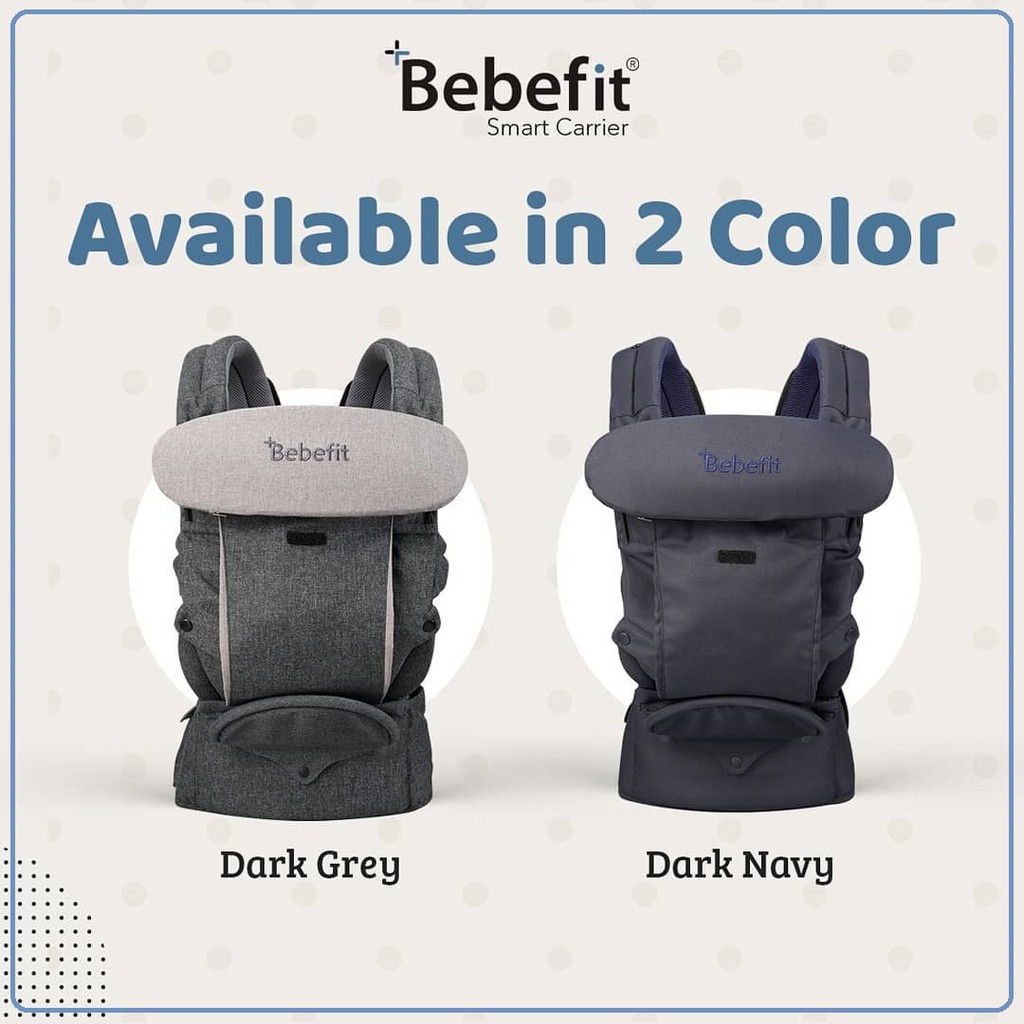 Bebefit Smart Baby Carrier &amp; Foldable Hip Seat