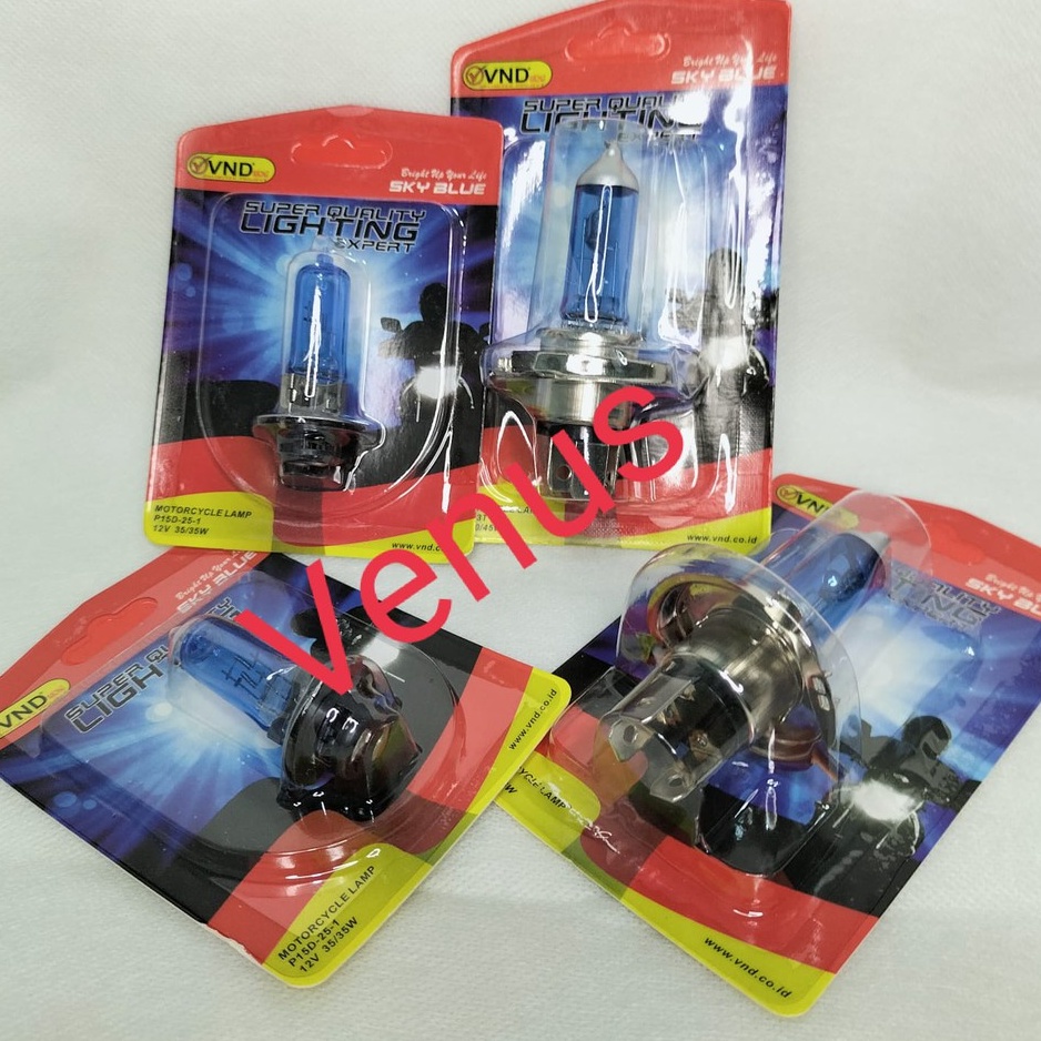 Bohlam VND Bohlam Depan Motor Halogen H4 dan H6 LED motor Matic/Bebek dan Sport universal