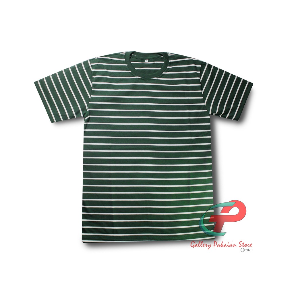 T-SHIRT STRIPE Kaos salur pria unisex paket 2 strip garis keci dan besar termurah kaos distro