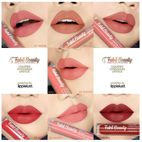 LIPCREAM FABIL beauty liquified longwear lipstik BPOM