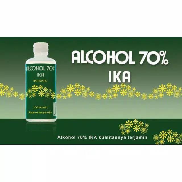 Alkohol ika 70% antiseptik 100ml