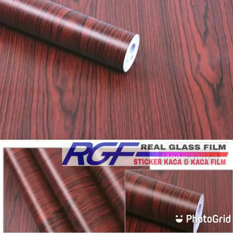 Wall Stiker kayu Stiker Serat Kayu Premium Textur untuk Lemari.Kaca.Meja.Lantai. Stiker Anti Air