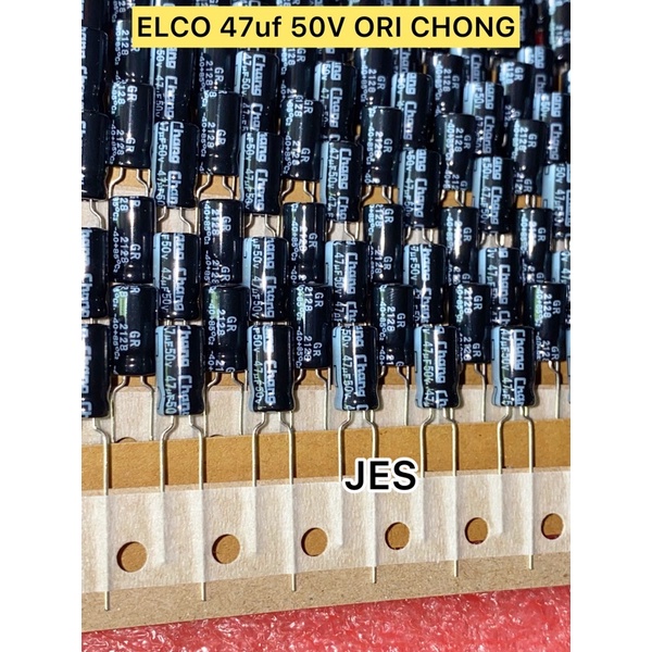 ELCO 47uf 50V ORIGINAL CHONG