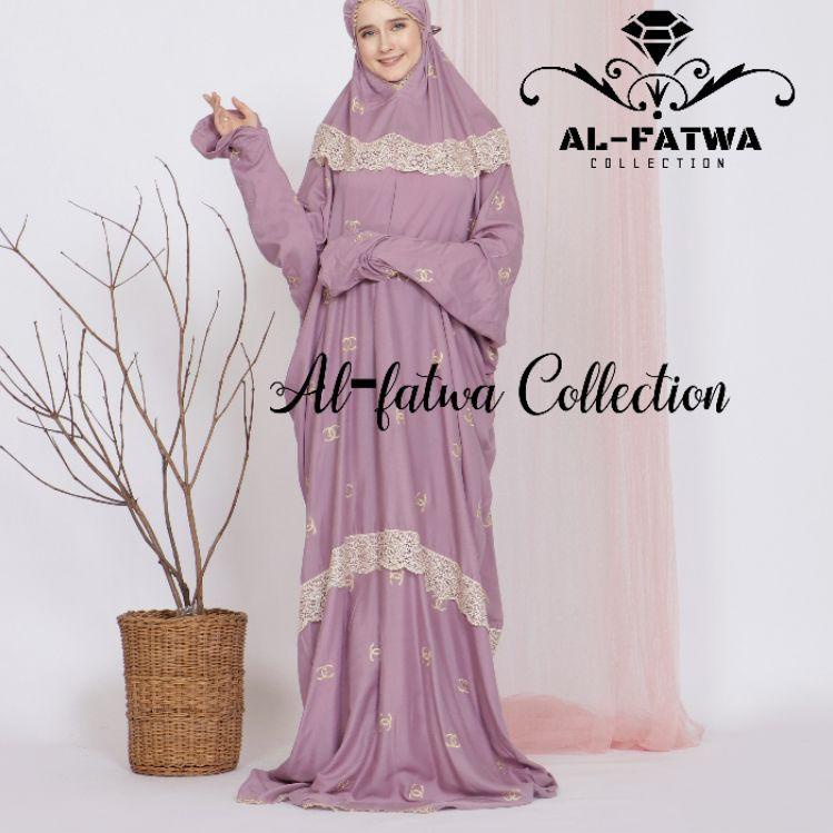 UJT.210982 ‣ Mukena Terusan / Mukena Terusan Dewasa / Mukena Terusan Syanela / Mukena Bordir Dewasa 