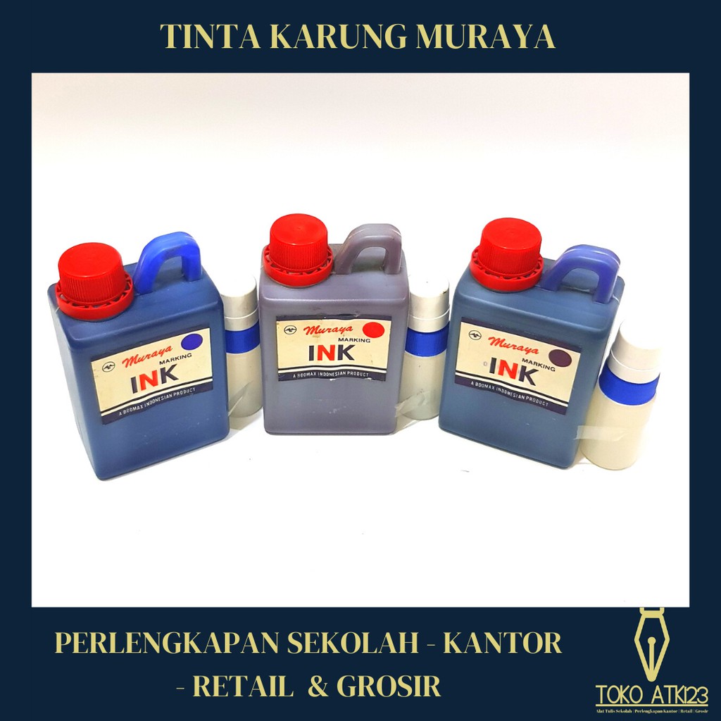 Tinta Karung Merk Muraya + Botol (500mL / 1/2 L)