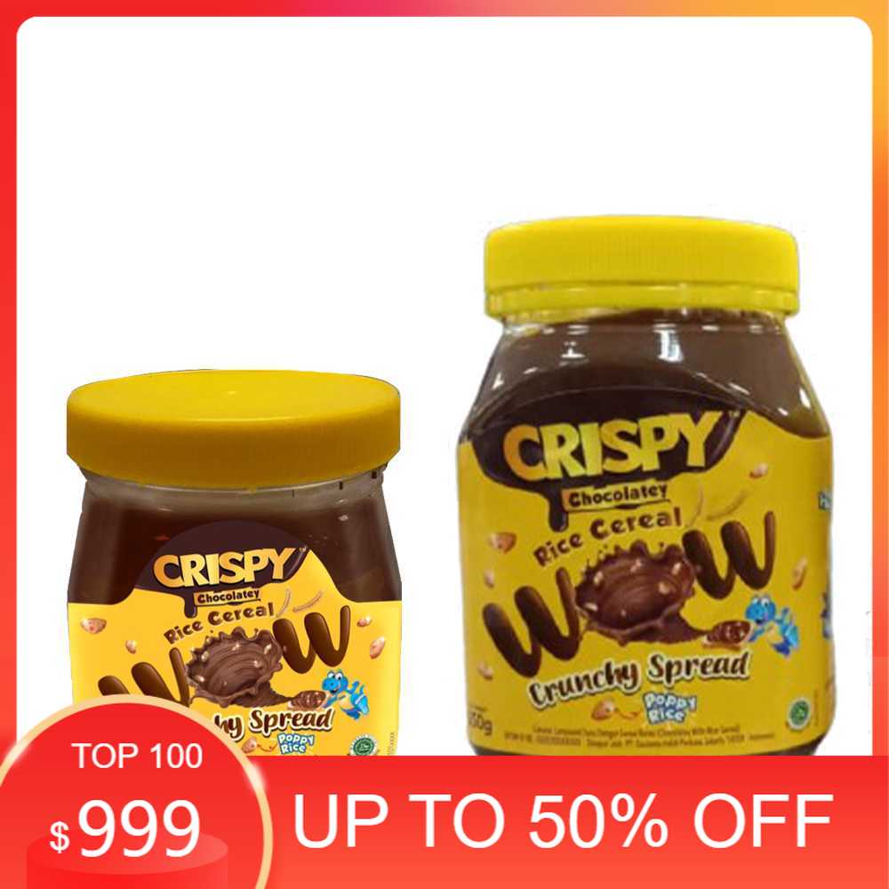 

Termurah Selai Crispy Chocolatey Crunchy Spread 200gr