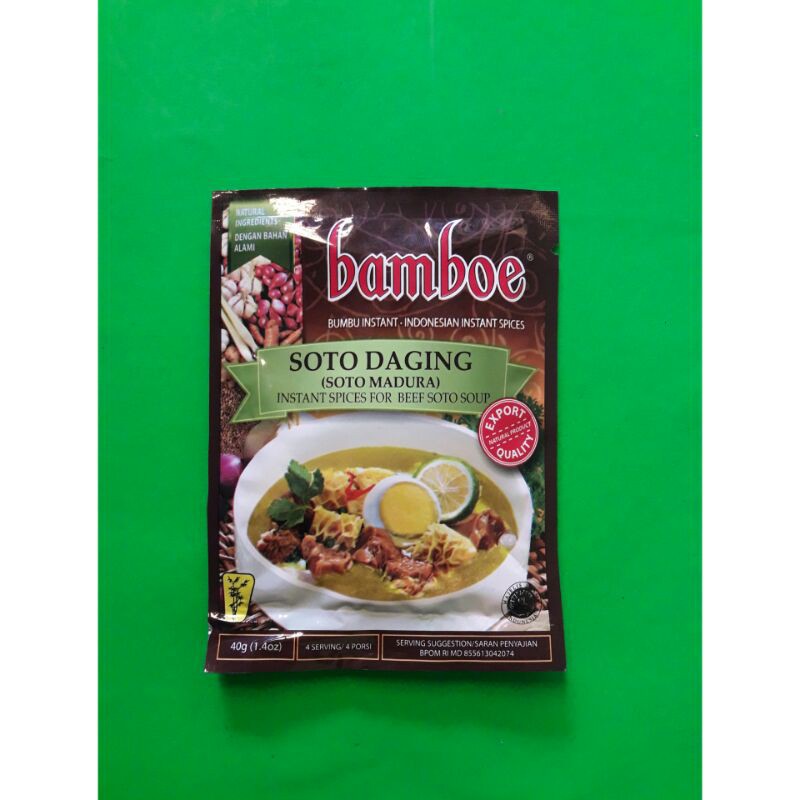 

BAMBOE Soto Daging ( Soto Madura )