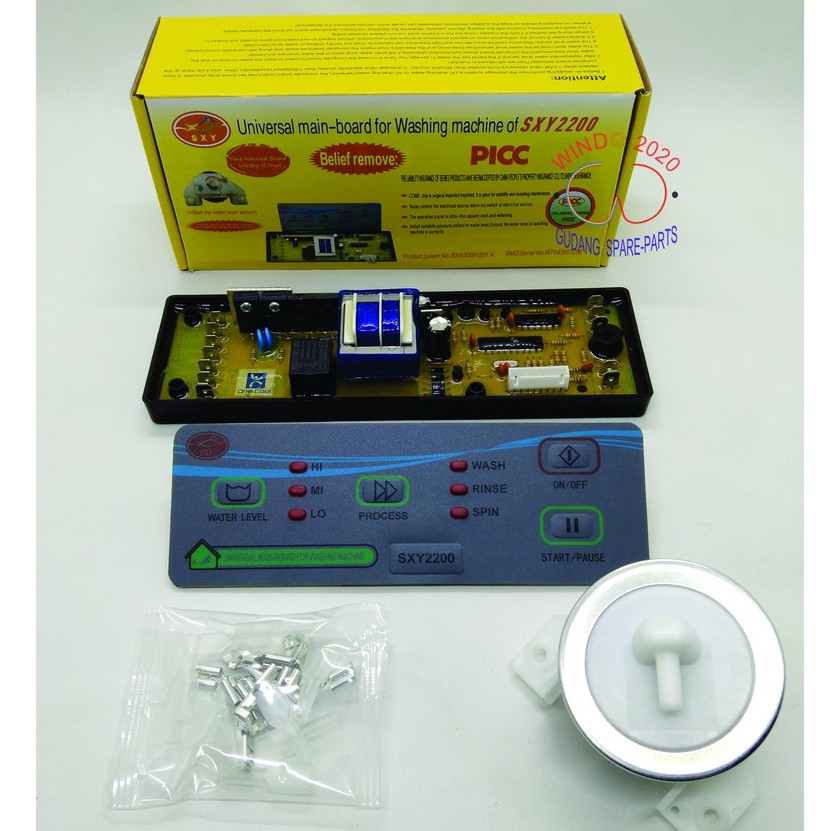 PCB UNIVERSAL SXY2200 | MODUL MULTI MESIN CUCI SMC2200 | PCB MESIN CUCI MULTI SXY2200