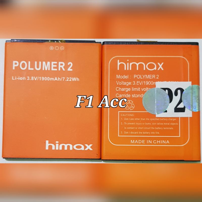 Baterai Batre Battery Himax Polymer 2 Batere Himax Polimer 2 Baterai Himax