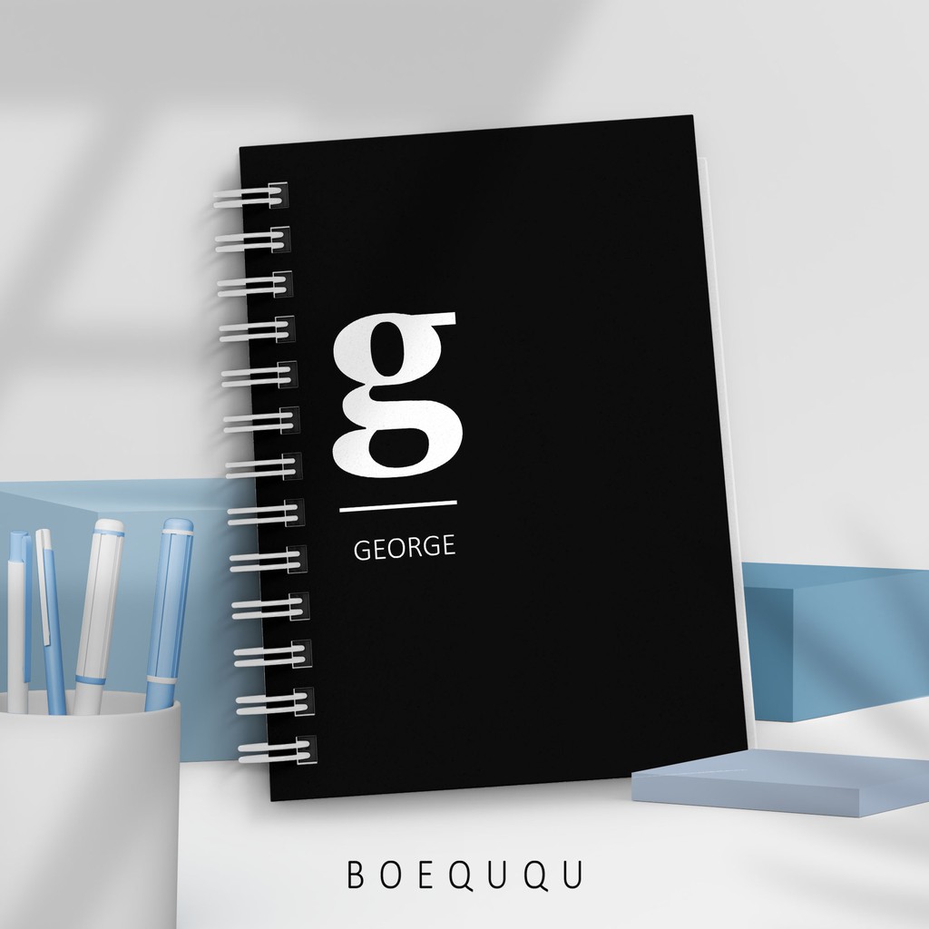 

[Notebook Spiral Custom] Boeququ Buku Diary Catatan Agenda Custom-Notebook Jilid Spiral Ukuran A5 A6