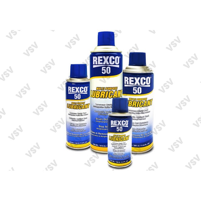 REXCO 50 (350ml) lubricant spray pelumas minyak serba guna