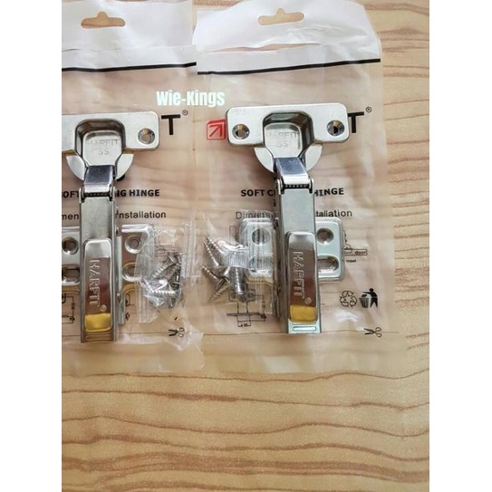 ☛ Engsel Sendok Soft Close / Slowmotion Full Stainless Steel HARFIT ♘