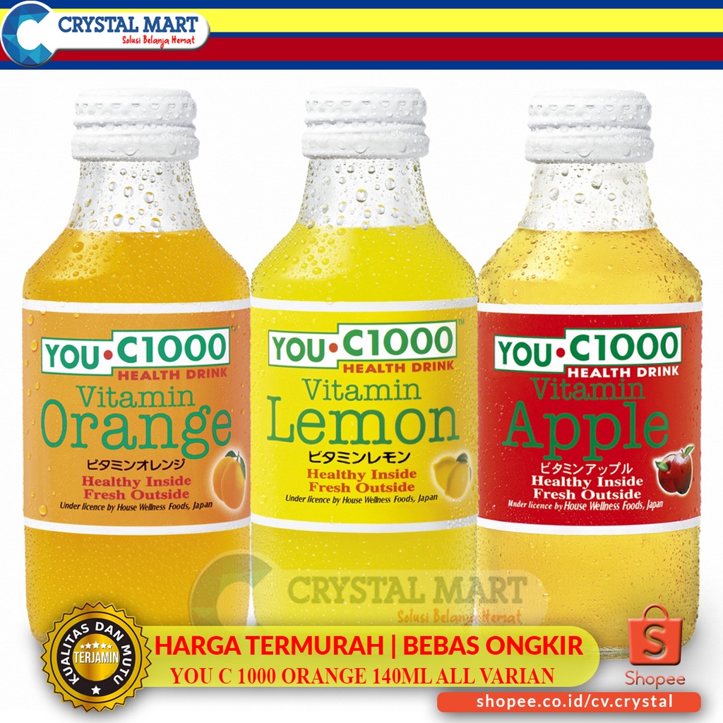 Harga You C 1000 Botol Kaca Di Indomaret Harga Terbaik Oktober 21 Shopee Indonesia