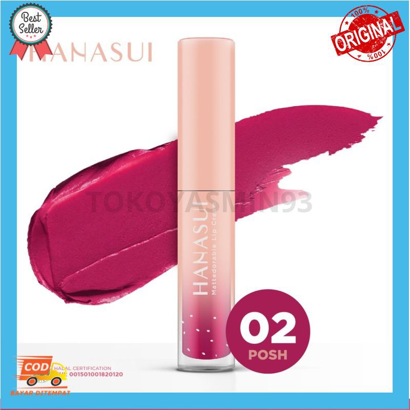 Hanasui Mattedorable Lipcream 4gr-02 POSH