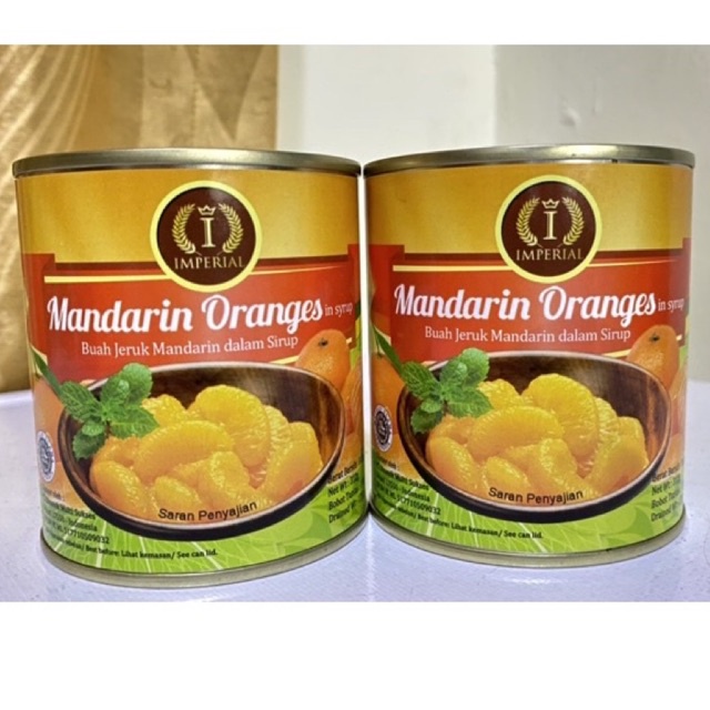 

Imperial Mandarin Orange 312Gr / Buah Kaleng Jeruk (Expired Oktober 2023)