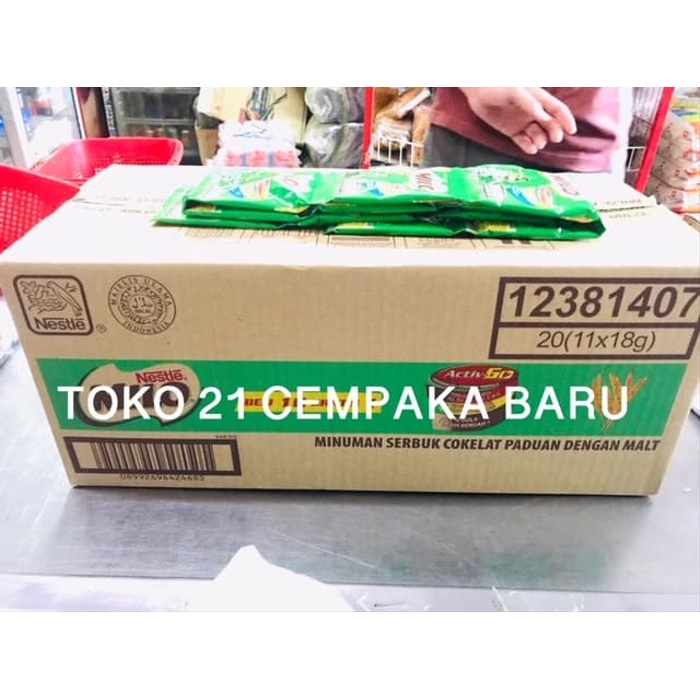 

Milo Biasa 1 KARTON isi 20 RENCENG | Susu Milo Activ Go Sachet Murah