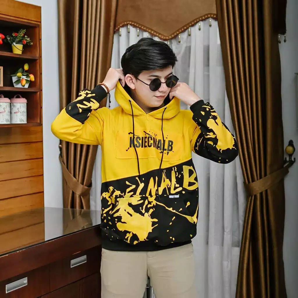 JAKET COUPLE KSIECNALB L-XL-XXL / HOODIE COUPLE KSIECNALB / SWEATER COUPLE KSIECNALB LF-KUNING HITAM