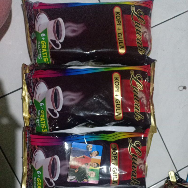 

LUWAK KOPI HITAM SACHET ISI 6+3 PCS