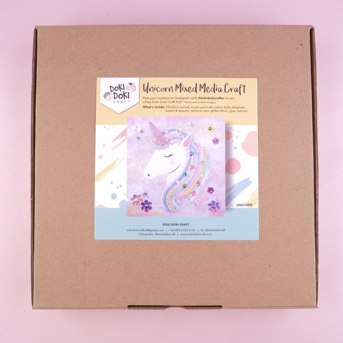 

Diskon Unicorn Mixed Media Canvas Craft Kit - Doki Doki Kids Activity Fun Diskon