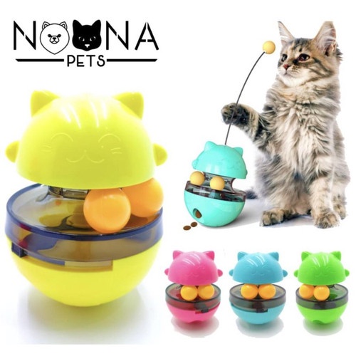 Noona Turnable Egg Toys With Ball / Mainan Hewan Kucing Goyang