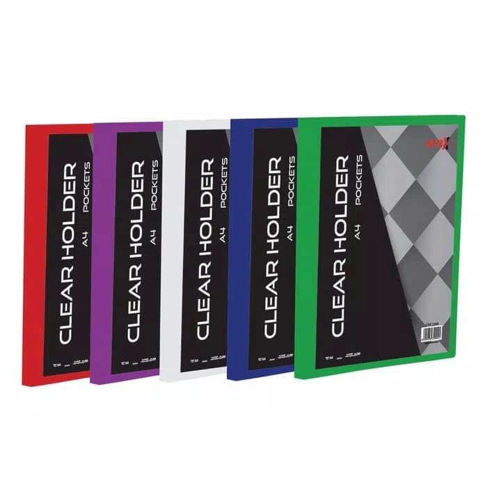 

Clear holder/map plastik A4 20 Inter x album dokumen