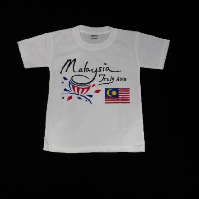 Kaos anak gambar malaysia