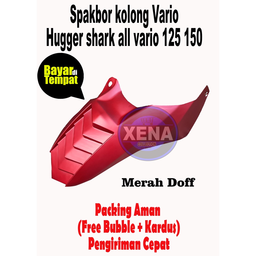 HUNGGER / SPAKBOR KOLONG VARIO 125 /150 / Spakbor kolong vario 125 vario 150 theno hugger / Spakbor Kolong Vario Hugger Shark Vario 150 &amp; 125 / Spakbor Kolong Huger Penahan Lumpur Vario 125 &amp; 150