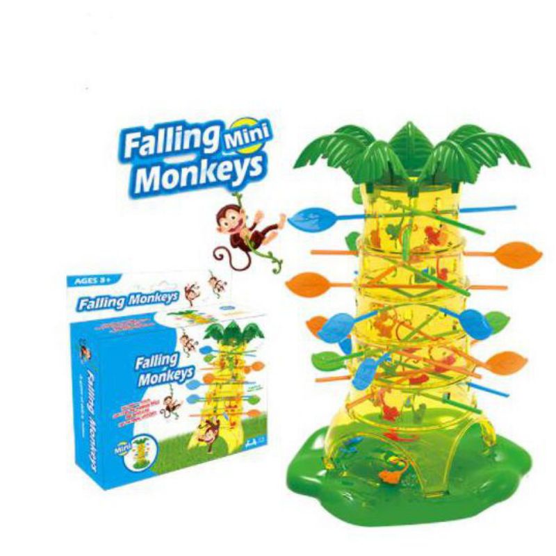 Mainan Anak Board Game Falling Monkey Tumbling - Mainan bersama Tumbling Monkey