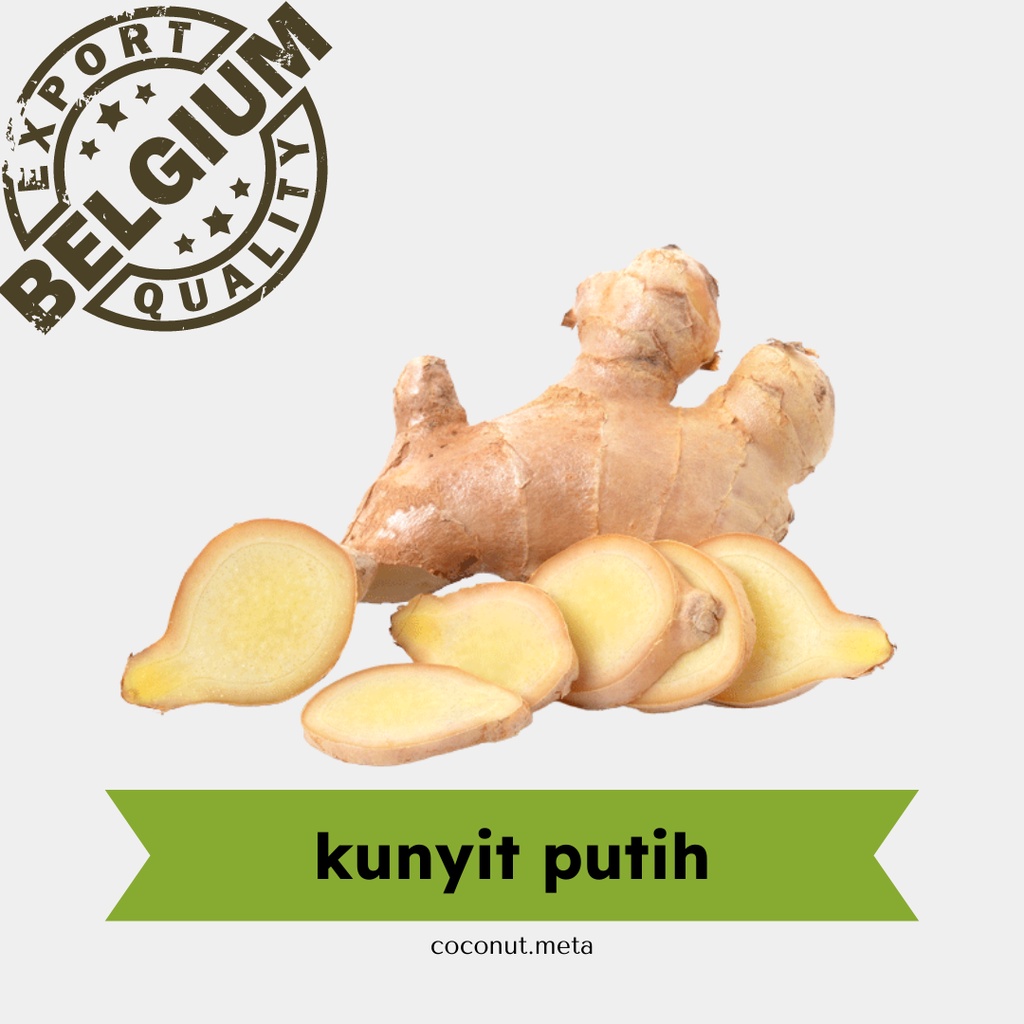 

Kunyit Putih 500gr / Curcuma by Coconut Meta