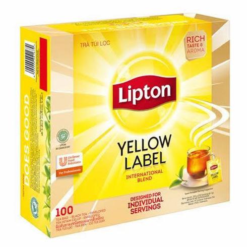 

[[BISA COD]] Lipton Yellow Label Tea 100 Envelope / Teh Celup TERBARU Kode 355