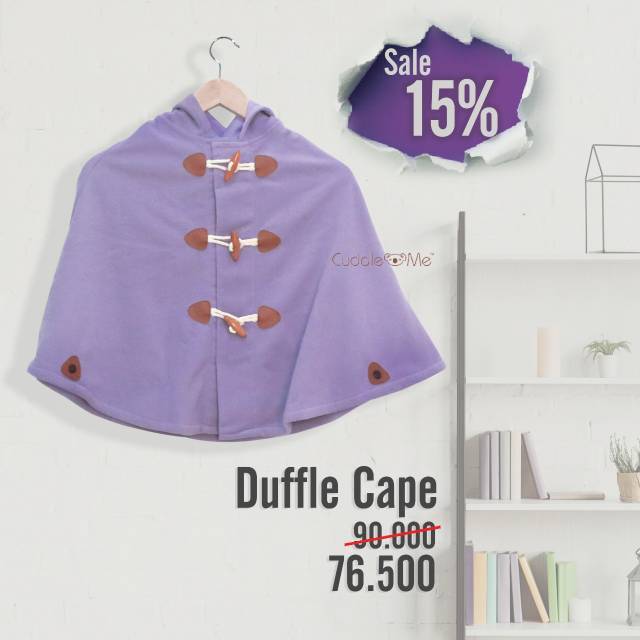 [SALE] Jaket Anak CuddleMe Duffle Cape | Mantel Balita Cuddle Me DuffleCape | Duffle Coat Cuddlemeo
