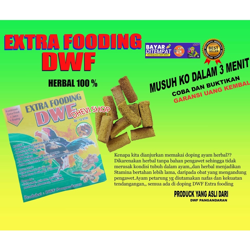 EXTRA FOODING DWF JAMU AYAM ADUAN