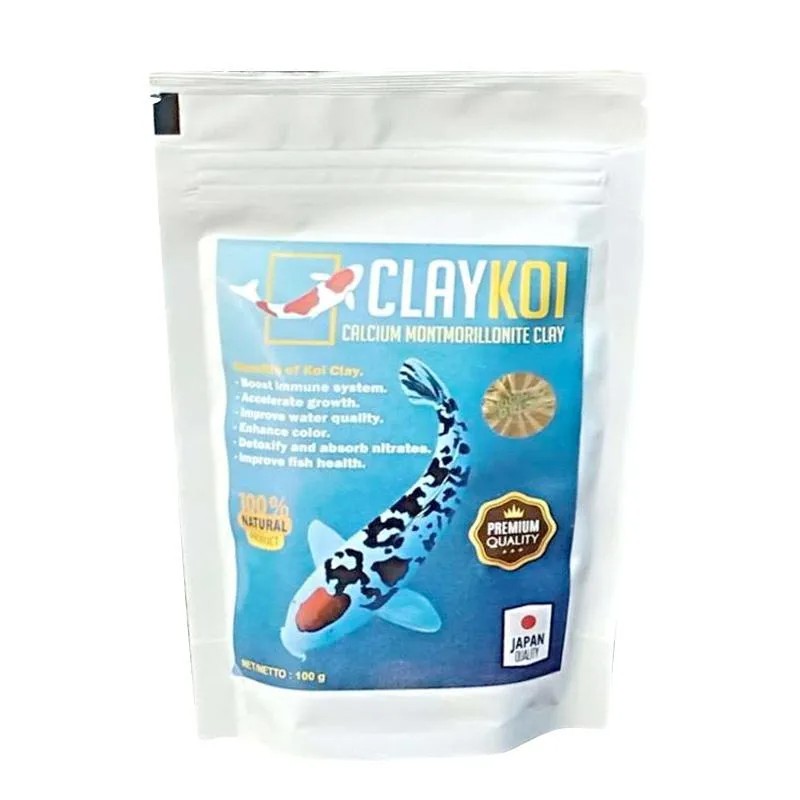 Clay Koi ClayKoi Calcium Montmorillonite Clay Penjernih Kolam Koi Bakteri Probiotik Starter