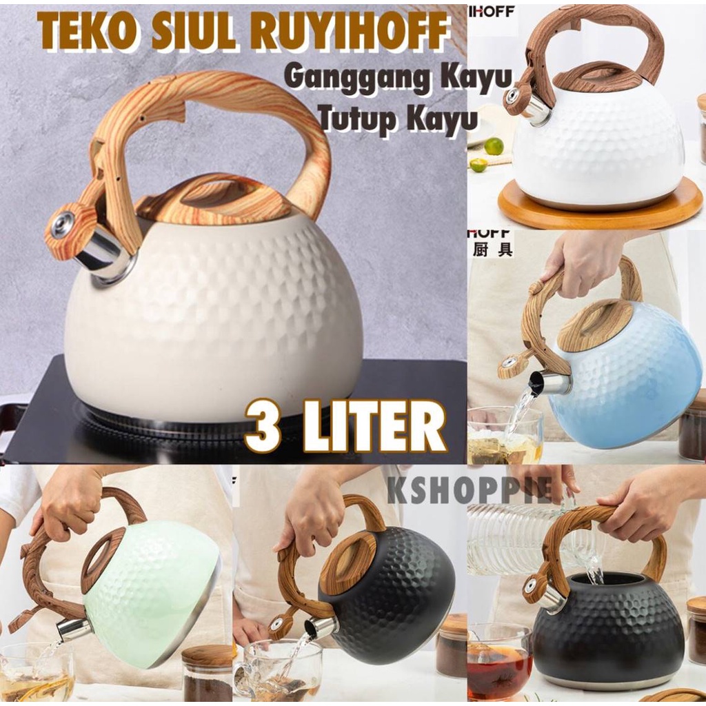 Teko Siul Estetik Ruyihoff 3 Liter / Teko Homechacha / Teko Hyejin / Teko Siul 3 Liter
