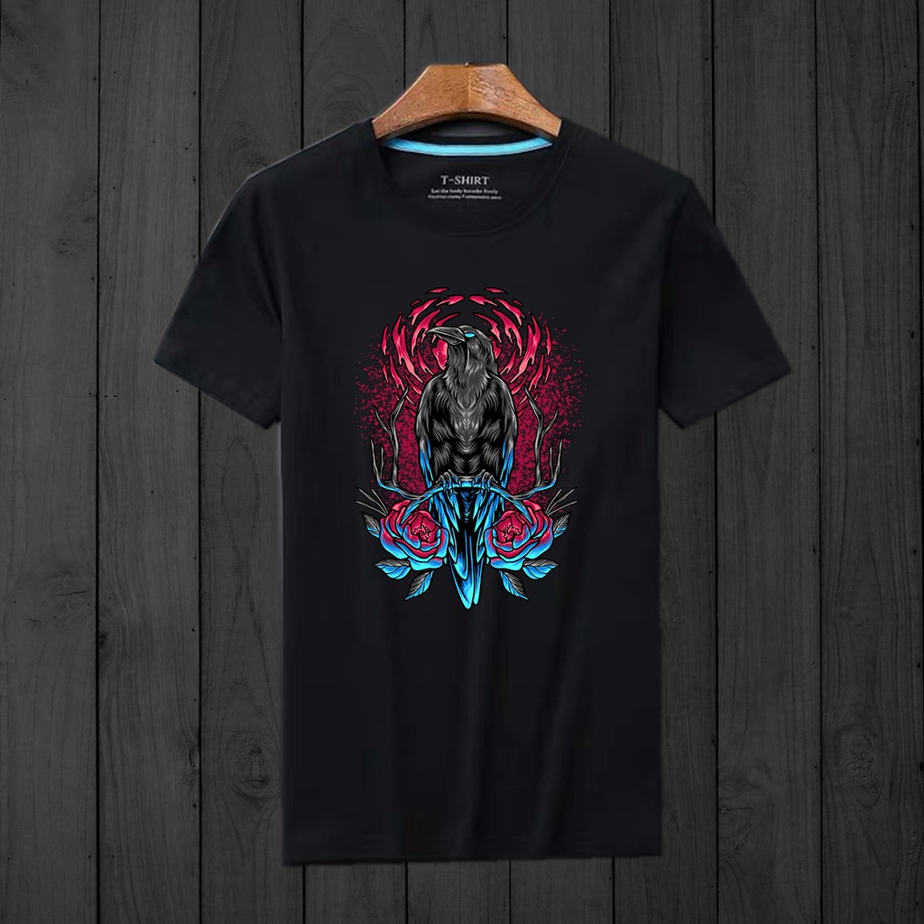 Lilipop Kaos Tshirt Demon Pria Unisex Baju Distro Basic Lengan Pendek Kasual