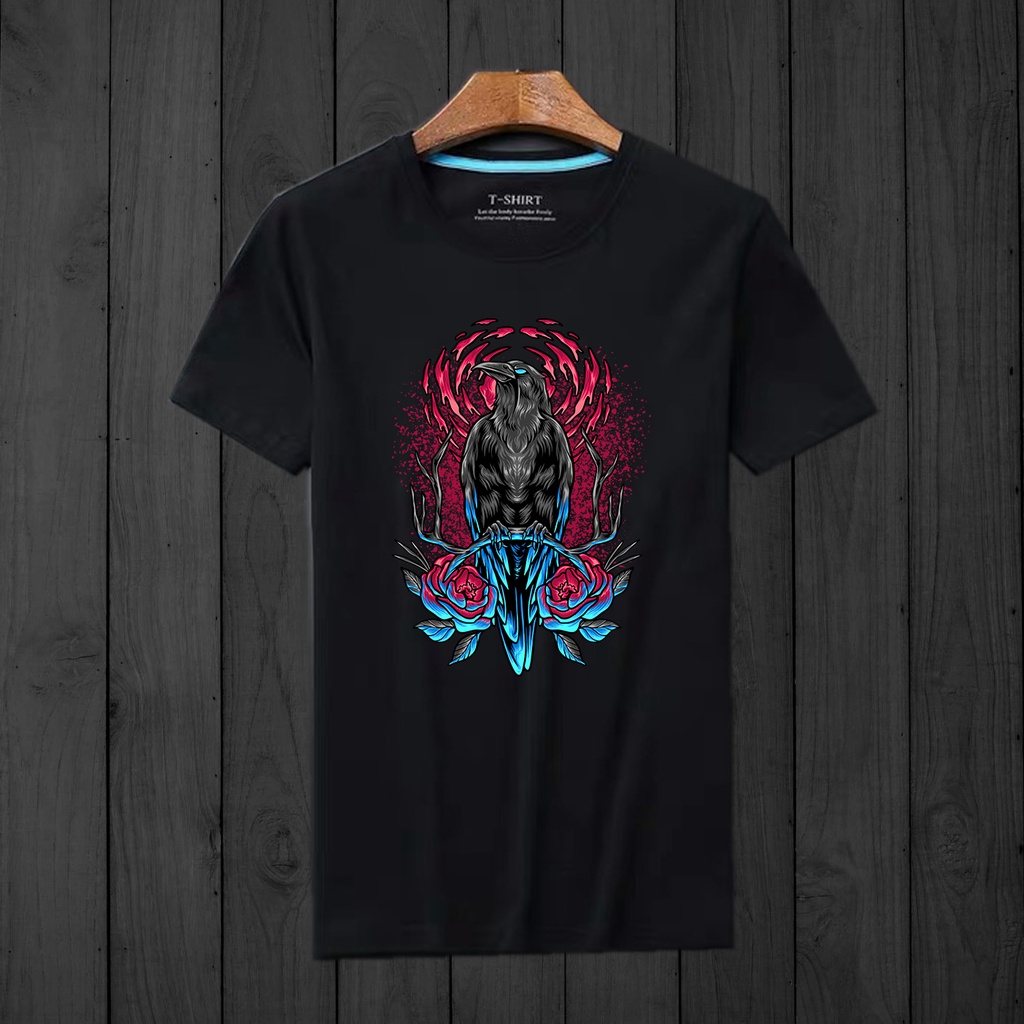 Lilipop Kaos Tshirt Demon Pria Unisex Baju Distro Basic Lengan Pendek Kasual