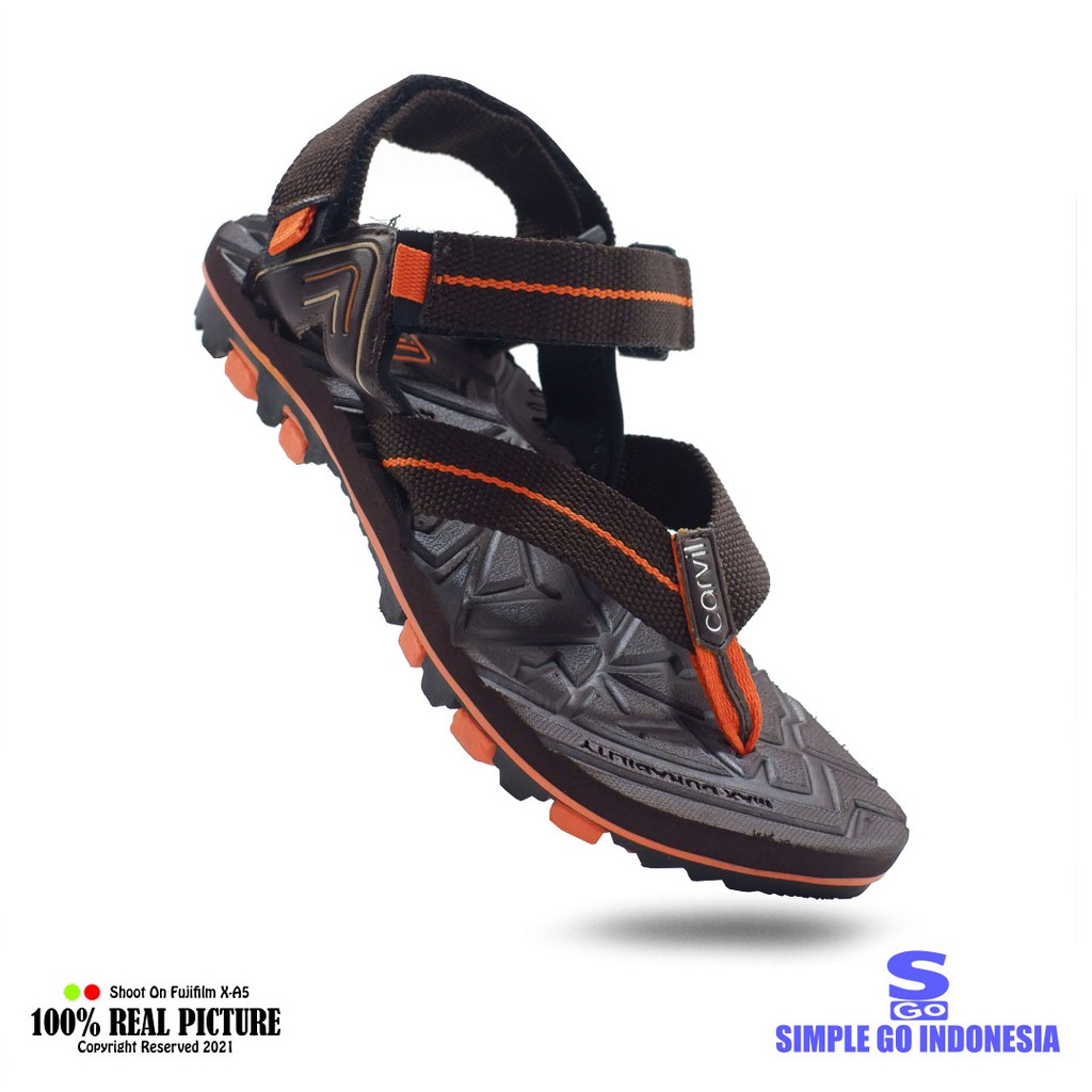 Carvil Garcia Pasific Sendal Gunung Japit Pria Original Sandal Casual Cowok