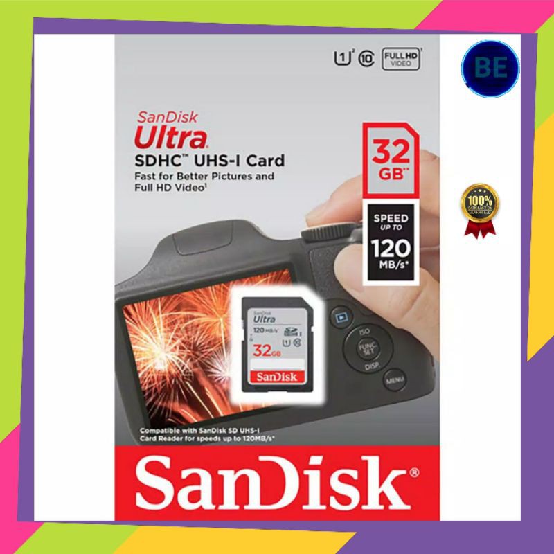 Sandisk SD Card 32 Gb 80/120 mbps