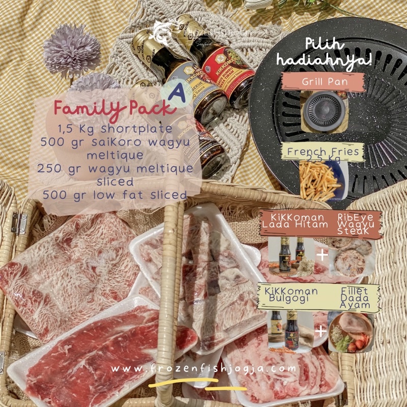 

Paket Grill Family Pack / Shortplate sliced beef
