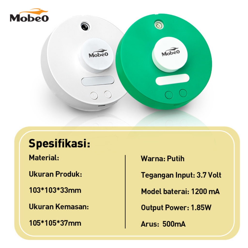 [BARU] Car Humidifier Bulat Penyegar Udara Mobil Bentuk Bulat MOBEO