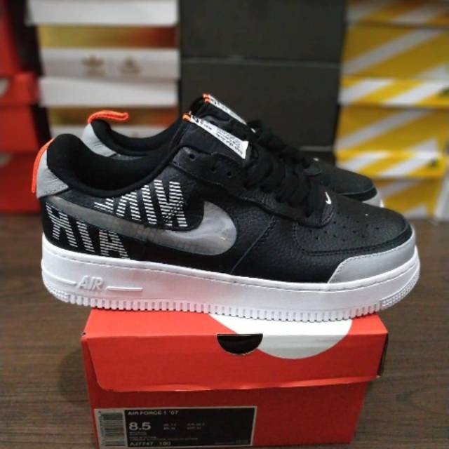 Air force 1 Under Contruction Black Grey White