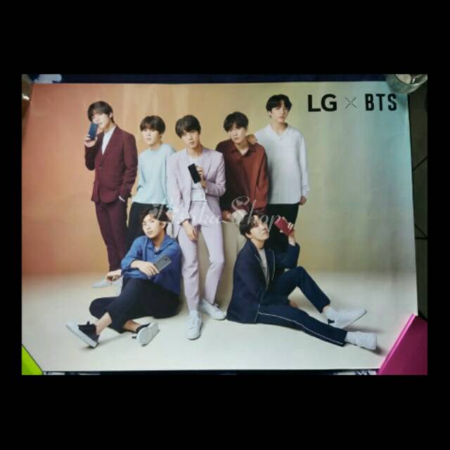 BTS X LG Official Poster