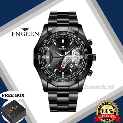 Jam Tangan FNGEEN S001 Pria Analog Original Asli Anti Air