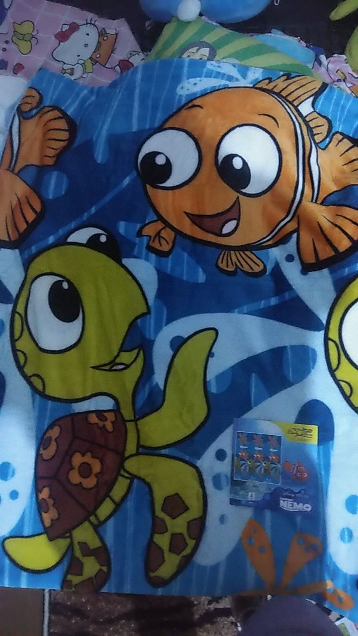 Selimut Anak Anak Lady Rose Uk. 160x200 Cm Motif Doraemon, Finding Nemo Dan Stitch