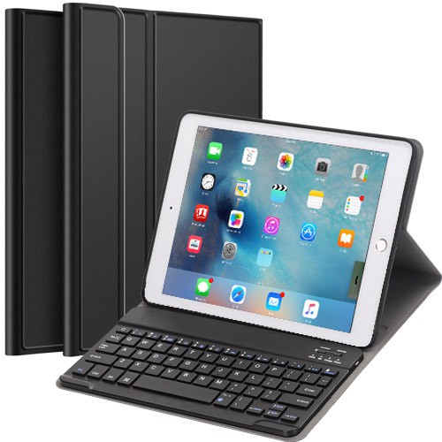 Slim Removable Keyboard Leather Case Casing Cover iPad Mini 4, 5