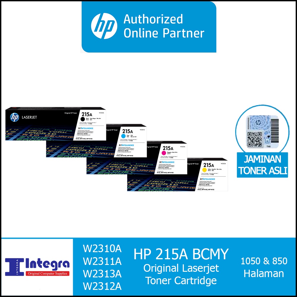 Toner HP 1 Set 215A ( Bk, C, M, Y ) Original LaserJet Cartridge