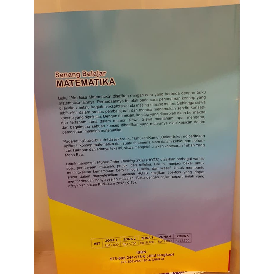 Buku Matematika Sd Mi Kelas 6 Kemendikbud Shopee Indonesia