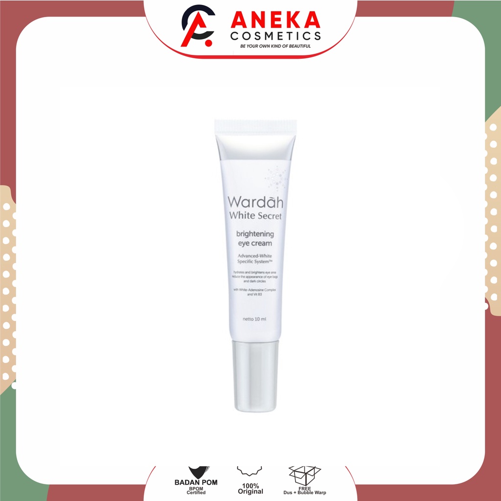 Jual WARDAH WHITE SECRET BRIGHTENING EYE CREAM 10 ML Shopee Indonesia