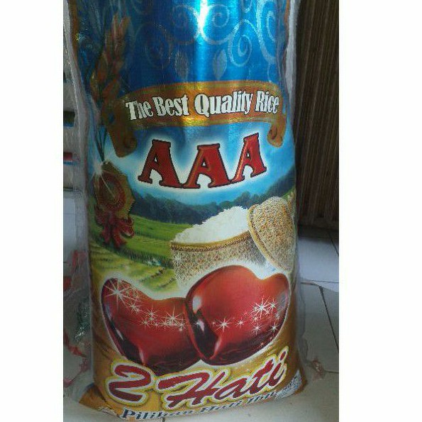 

Beras AAA 2Hati 25 kg