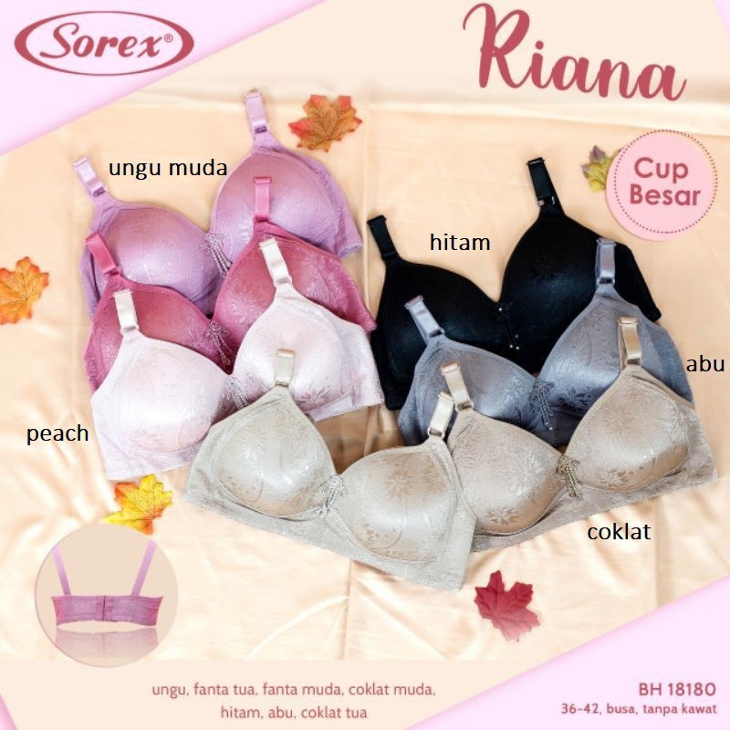 babybear Bra BH Sorex 18166 Tanpa Kawat Busa Tipis